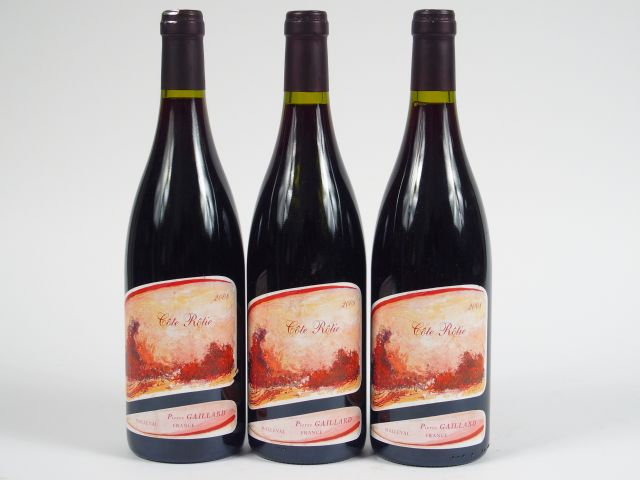3 BOUTEILLES COTE ROTIE P. GAILLARD - 2008