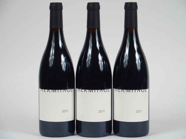 3 BOUTEILLES HERMITAGE L. COMBIER - 2011