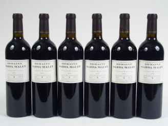 Vente aux enchères 6 BOUTEILLES DOMAINE SARDA-MALLET COTES DU ROUSSILON - 2006