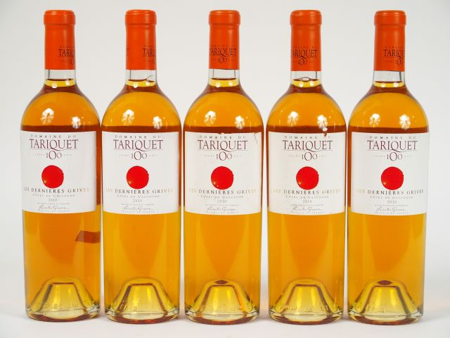 5 BOUTEILLES TARIQUET 'LES DERNIERES GRIVES' - 2010