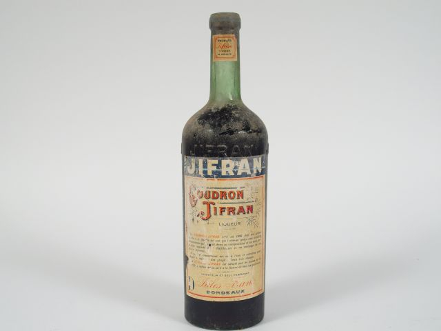 1 TRES VIEILLE BOUTEILLE GOUDRON JIFFRAN