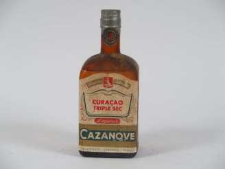 Vente aux enchères 1 BOUTEILLE CURACAO TRIPLE SEC CAZANOVE