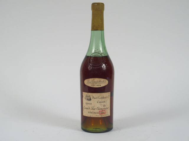 1 BOUTEILLE GRANDE FINE CHAMPAGNE VINTAGE PINET CASTILLON - 1914 - ET