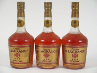 Vente aux enchères 3 BOUTEILLES COGNAC GASTON DE LAGRANGE