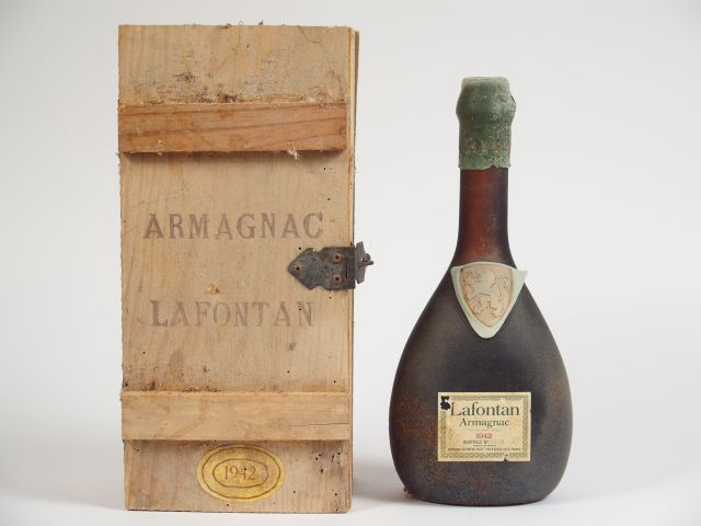 1 BOUTEILLE ARMAGNAC LAFONTAN 42% - 1942 - COFFRET