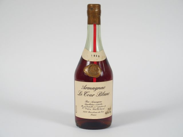 1 BOUTEILLE BAS ARMAGNAC LE TOUR BLANC 42% - 1959