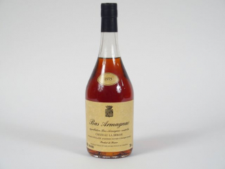 Vente aux enchères 1 BOUTEILLE BAS ARMAGNAC CHÂTEAU LA BEROJE 45% - 1975