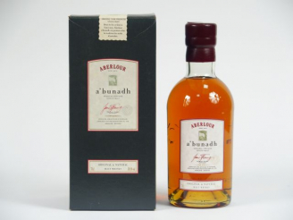Vente aux enchères 1 BOUTEILLE ABERLOUR OB 	A'Bunach	 70	cl 59,6% - 					Batch N°1
