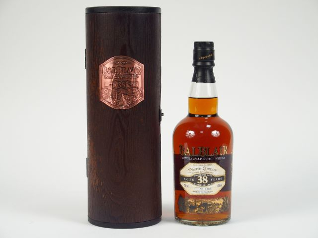 1 BOUTEILLE BALBLAIR OB		 70	cl 44	% - Millésime : 1966 - Mise : 	09.2