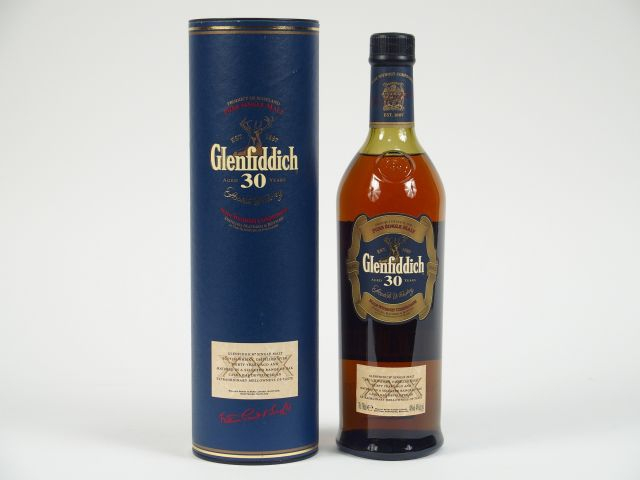 1 BOUTEILLE GLENFIDDICH OB 		70	cl 40	% 		- 30	ans