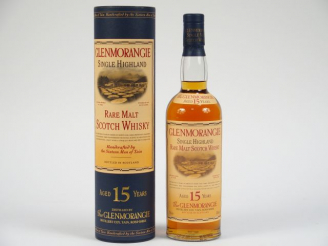Vente aux enchères 1 BOUTEILLE GLENMORANGIE OB		 70	cl 43% 			- 15ans