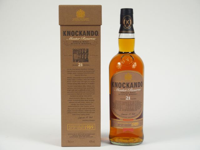 1 BOUTEILLE KNOCKANDO OB	 Master Reserve 	70cl 	43% - Millésime : 	198