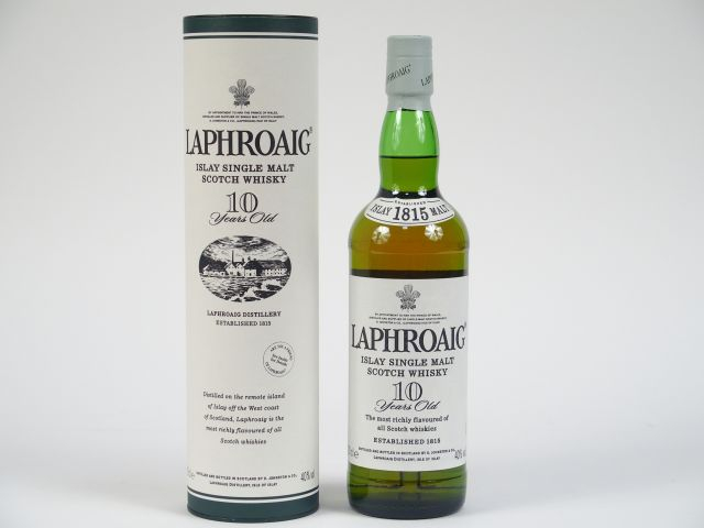 1 BOUTEILLE LAPHROAIG OB		 70cl 	40% 			- 10	 ans - 	Mise fin 90