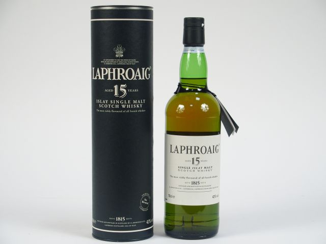 1 BOUTEILLE LAPHROAIG OB		 70	cl 43	% 		- 15 ans - 		Single Islay Malt