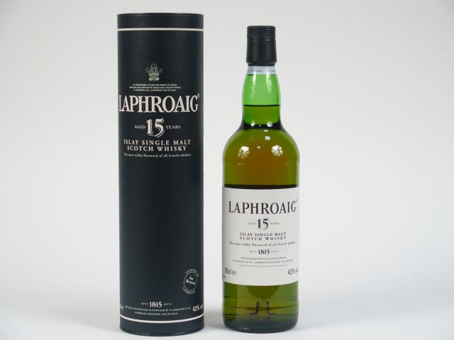 1 BOUTEILLE LAPHROAIG OB		 70	cl 43	% 		- 15 ans 		- Single Islay Malt