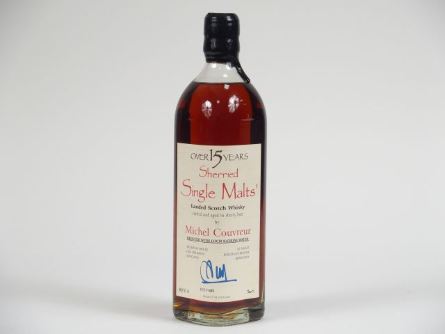 1 BOUTEILLE MICHEL COUVREUR Sherried	 70	cl 47% 			- 15	 ans