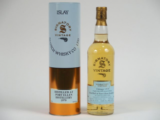 Vente aux enchères 1 BOUTEILLE PORT ELLEN Signatory Vintage		 70	cl 43% - Millésime : 	16