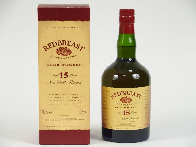 1 BOUTEILLE REDBREAST OB		 70	cl 46% - Mise : 		2005 - 	15 ans