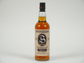 Vente aux enchères 1 BOUTEILLE SPRINGBANK OB 		70cl 	46% 	- Mise : 	1998 	- 21 ans - 		24
