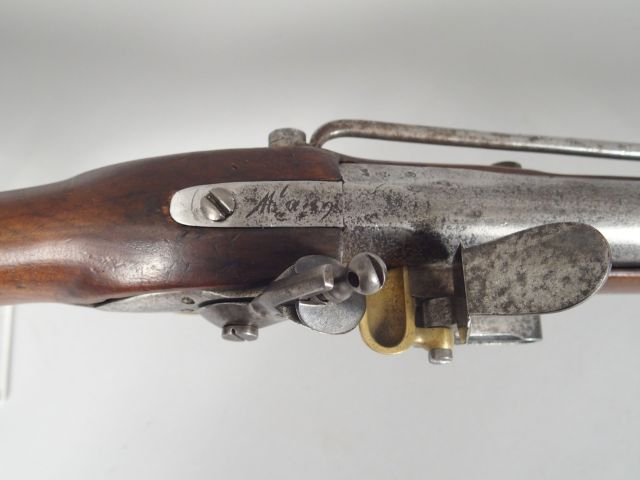 Mousqueton de cavalerie à silex modèle 1777 de fabrication révolutionn