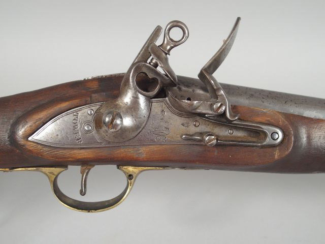 Réplique d’un tromblon monté avec une platine de fusil Anglais « Tower