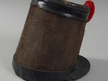 Képi modèle 1855 de musicien, fut tronconique, plateau et garnitures c