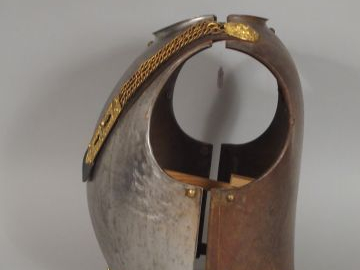 Cuirasse d’officier Français modèle 1855. Plastron et dossière de même
