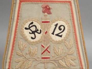 Réplique de sabretache révolutionnaire, fabrication soignée par Masson