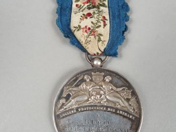 Belle et rare médaille époque Napoléon III, avers profil de l’empereur
