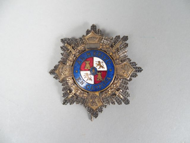 Plaque de grand-croix espagnole « Al MERITO EN CAMPANA » (croix de gue