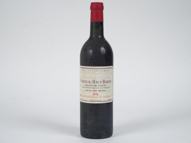 1 BOUTEILLE CHÂTEAU HAUT BAILLY CC GRAVES - 1978