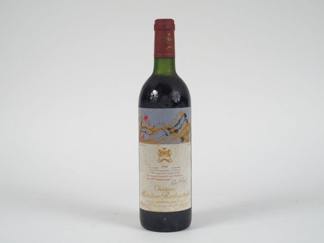 1 BOUTEILLE CHÂTEAU MOUTON ROTHSCHILD 1er GCC PAUILLAC - 1981 - LB/ELS