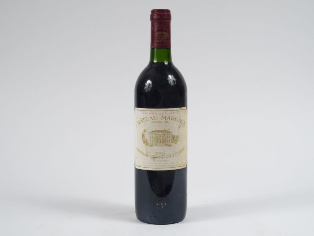1 BOUTEILLE CHÂTEAU MARGAUX 1er GCC MARGAUX - 1985 - EA/BG/CAPS LEGER 