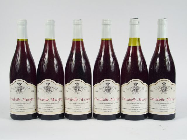 6 BOUTEILLES CHAMBOLLE MUSIGNY LIGNIER MICHELOT - 1994