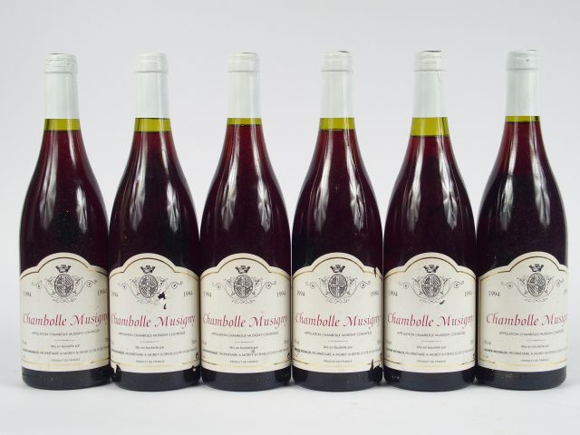 6 BOUTEILLES CHAMBOLLE MUSIGNY LIGNIER MICHELOT - 1994 - 2 ELA
