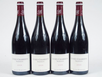 Vente aux enchères 4 BOUTEILLES GEVREY CHAMBERTIN 'TRADITION' A. BURGUET - 2008
