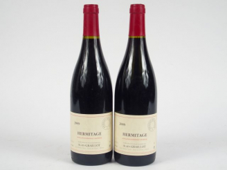 Vente aux enchères 2 BOUTEILLES HERMITAGE A. GRAILLOT - 2009