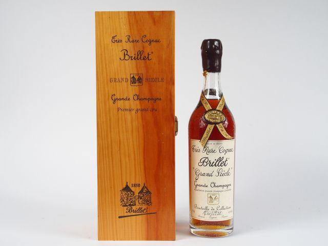 1 BOUTEILLE TRES RARE COGNAC BRILLET 'GRAND SIECLE' GRANDE CHAMPAGNE N