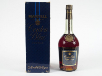 Vente aux enchères 1 BOUTEILLE COGNAC CORDON BLEU MARTELL - COFFRET