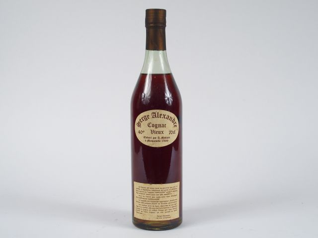 1 BOUTEILLE COGNAC VIEUX SERGE ALEXANDRE