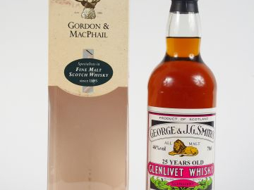 1 BOUTEILLE GLENLIVET GORDON AND MACPHAIL 	Georg and J.J Smith's 	70cl