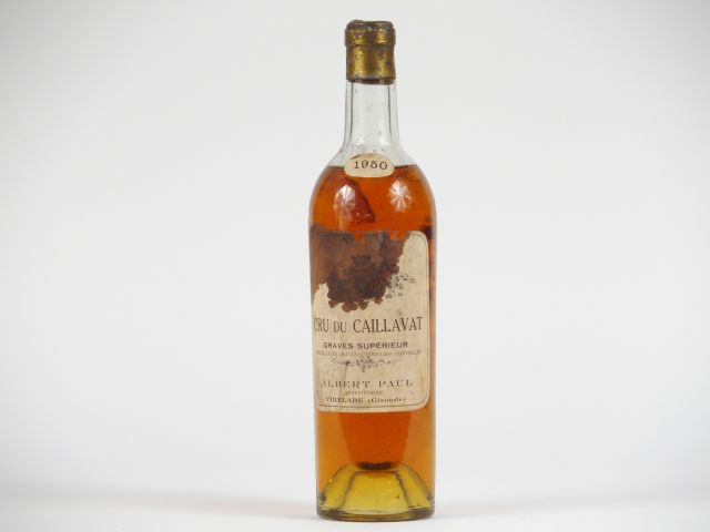 1 BOUTEILLE CRU DU CAILLAVAT A. PAUL GRAVES - 1950 - HEP/ET/EA