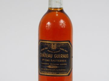 1 BOUTEILLE CHÂTEAU GUIRAUD 1er CC SAUTERNES - 1969 - BG+