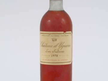 1 BOUTEILLE CHÂTEAU D'YQUEM 1er CCS SAUTERNES - 1970 - LB/ETLA