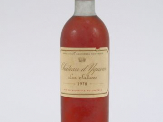 Vente aux enchères 1 BOUTEILLE CHÂTEAU D'YQUEM 1er CCS SAUTERNES - 1970 - LB/ETLA