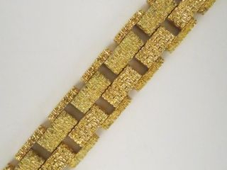 Bracelet or de style Art Déco. 60 g
