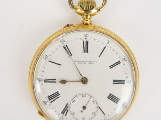Montre de gousset Napoléon III en or. 100g.