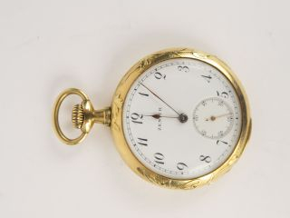 Vente aux enchères Montre de gousset Zenith en or. 70 g tel