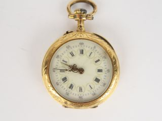 Montre de col en or. 18 g tel