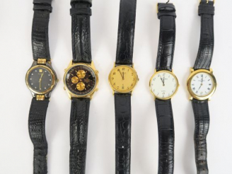 Vente aux enchères Lot 5 de montres : Dont deux signées Herbelin